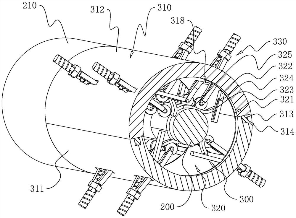 Optical cable traction connector capable of reducing core breakage rate of optical cable