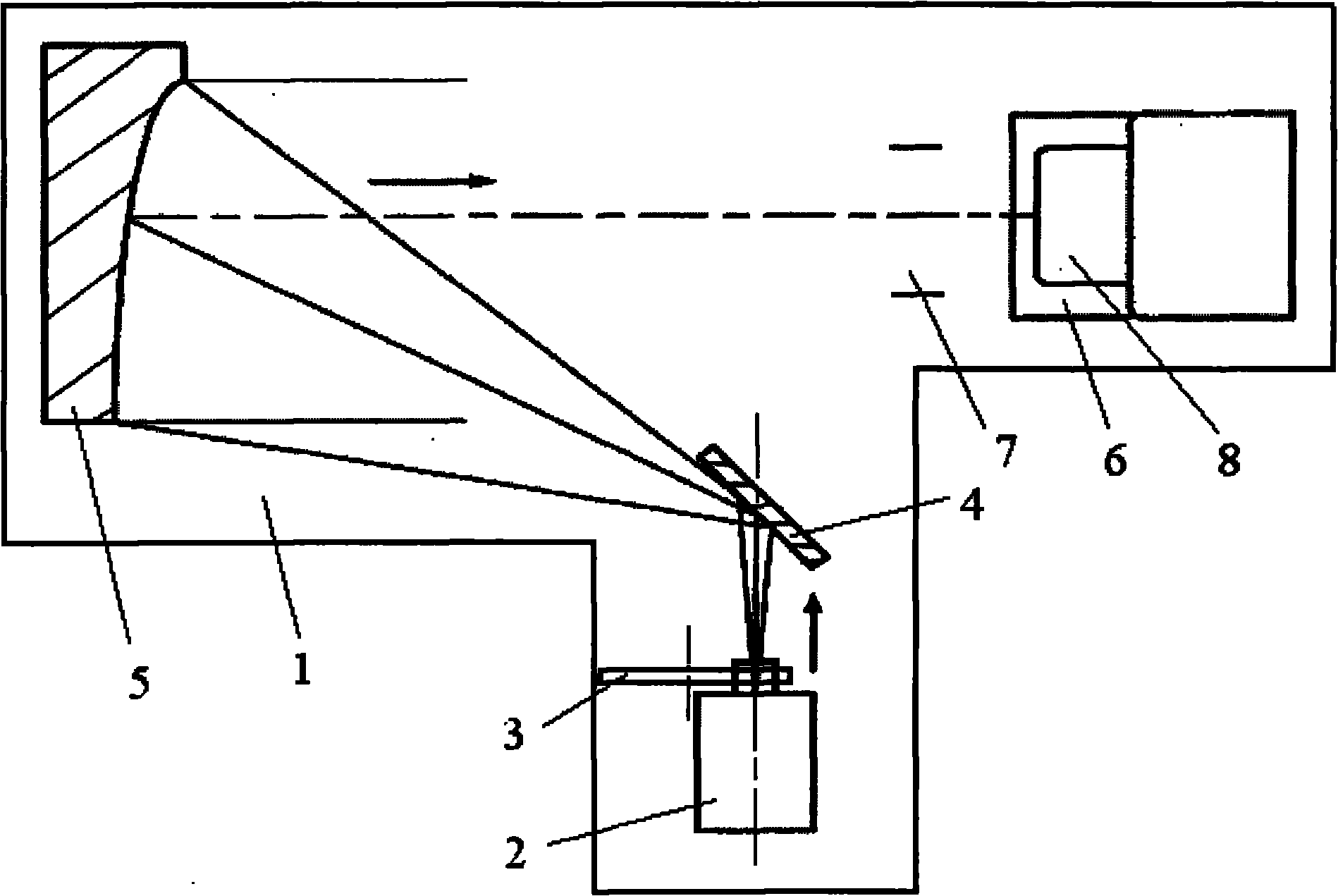 Portable detection device for detecting sighting line zero position of infrared sniperscope