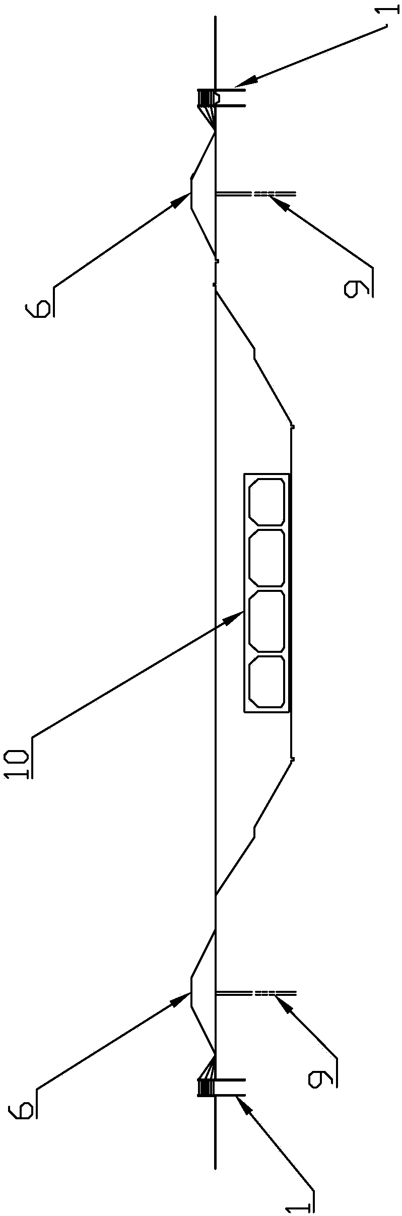 Combined cofferdam and construction method thereof