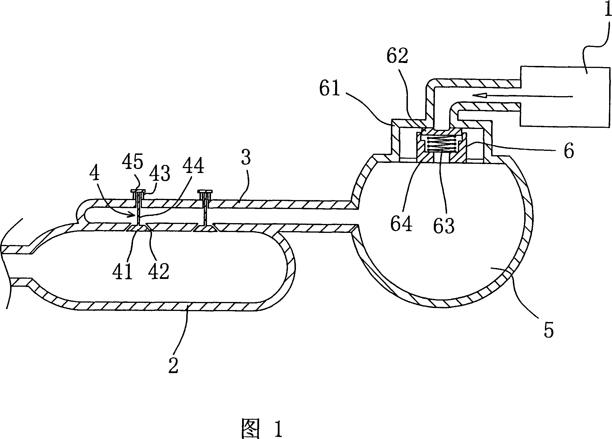 Air pre-compressed feeding system of aerating engine