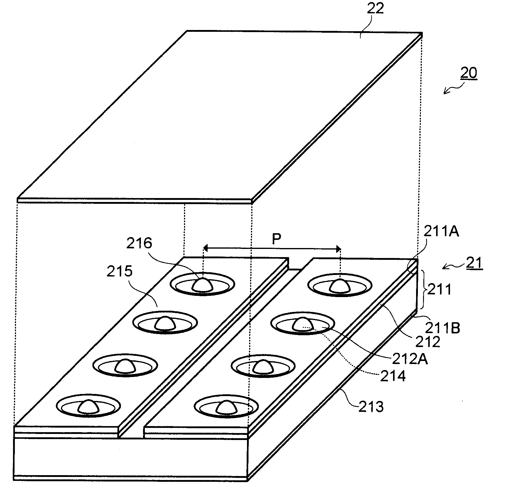 Radiation detector using gas amplication and method for manufacturing the same