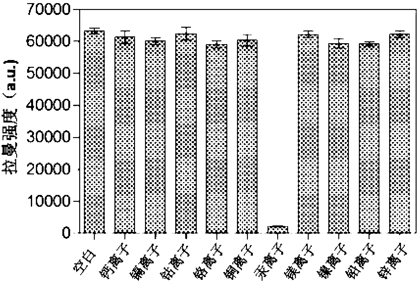 Preparation method and application of mercury ion detection probe