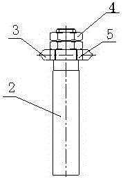 Rolling device for boss ring of exhaust pipe nozzle of rail engineering vehicle