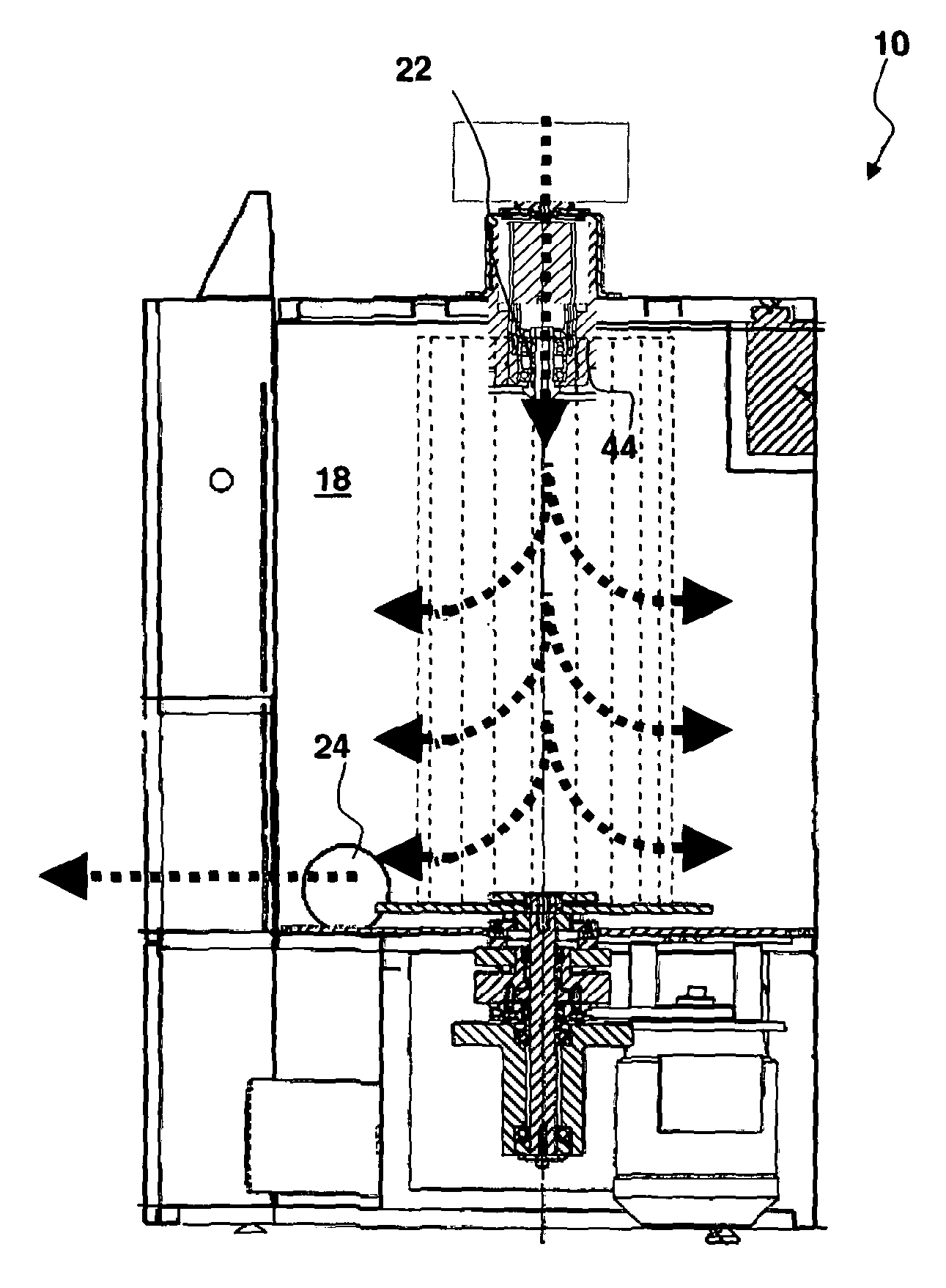 Method and apparatus for cleaning a filter