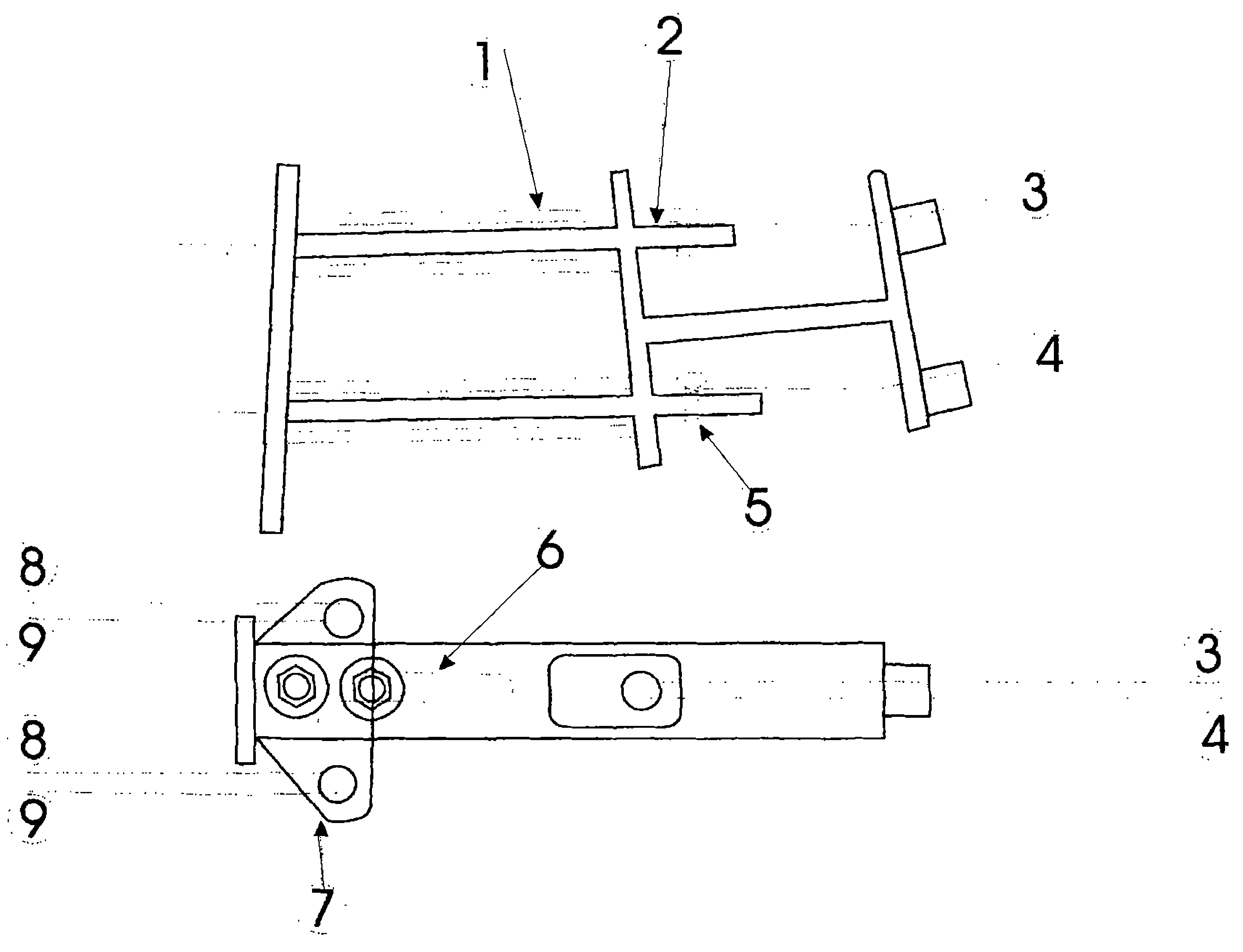 Hand brake device of electric car