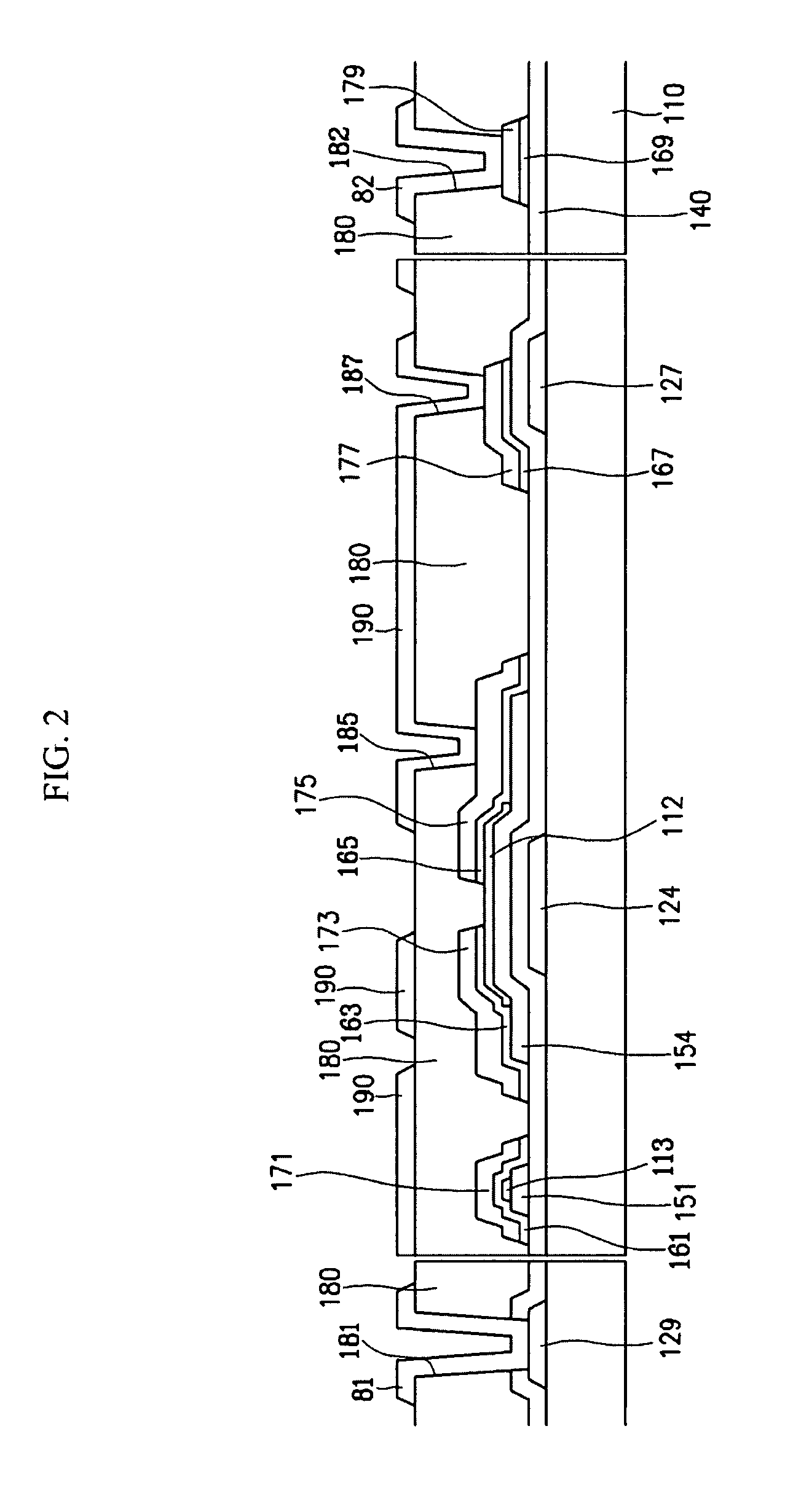 Thin film transistor array panel for a display device and a method of manufacturing the same