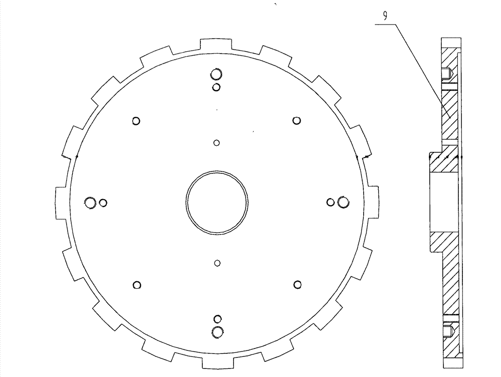 Combined motor with switched reluctance motors and double disk type permanent magnet motors with axial magnetic fields