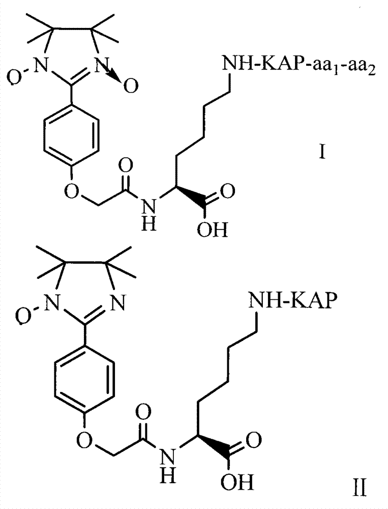 Thrombolysis oligopeptide-imidazolidine binary conjugate, preparation method and uses thereof