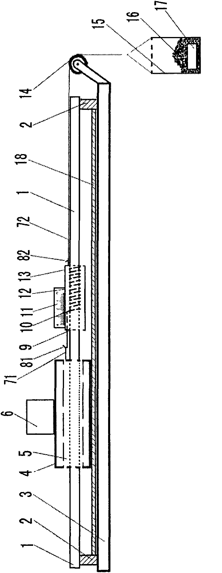 Frictional force experiment instrument