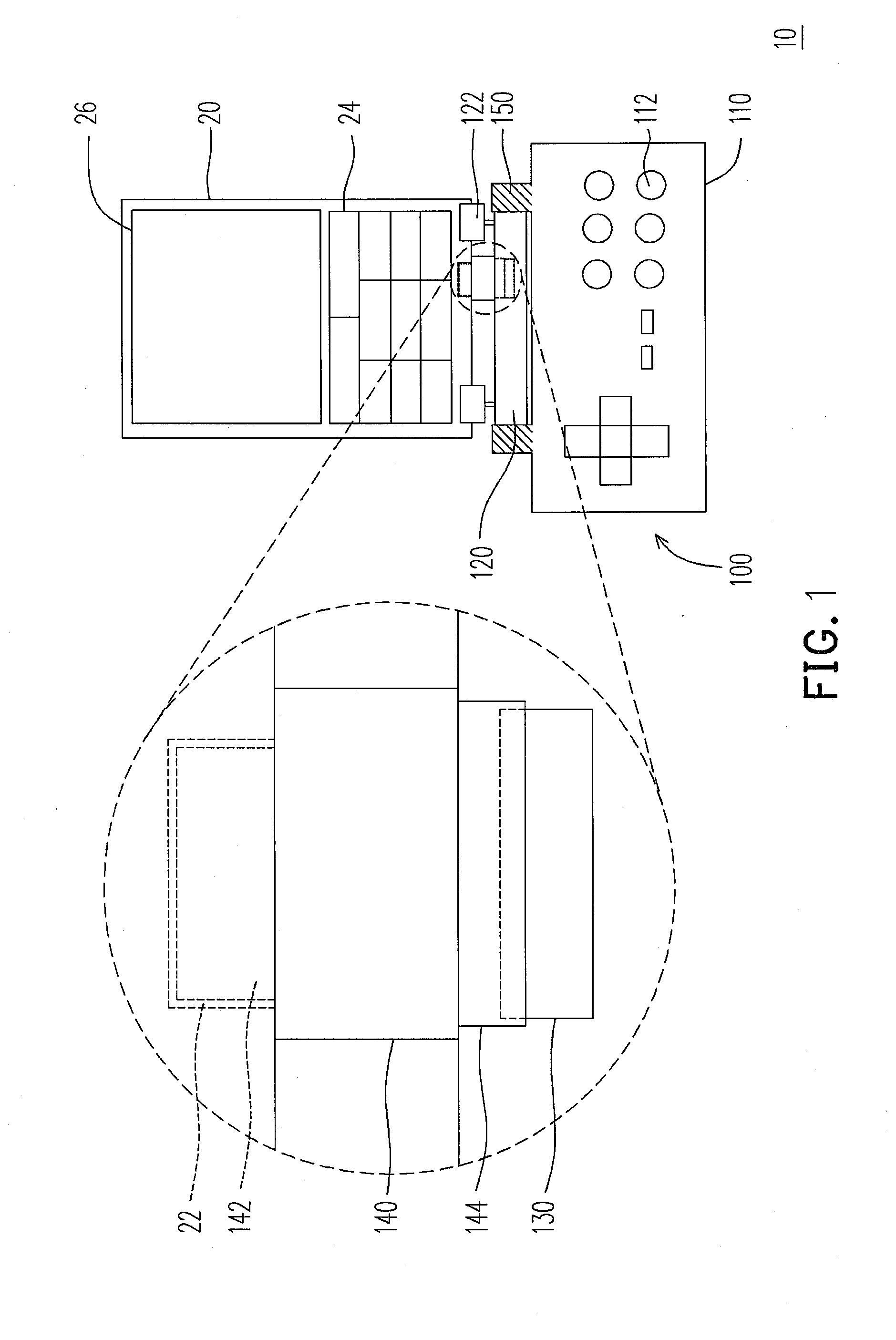 Manipulating device and portable electronic apparatus