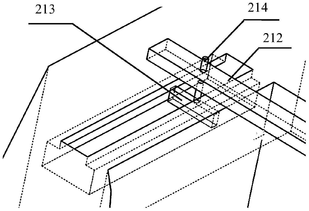 A device for testing the mechanical properties of a metal material miniature tensile sample