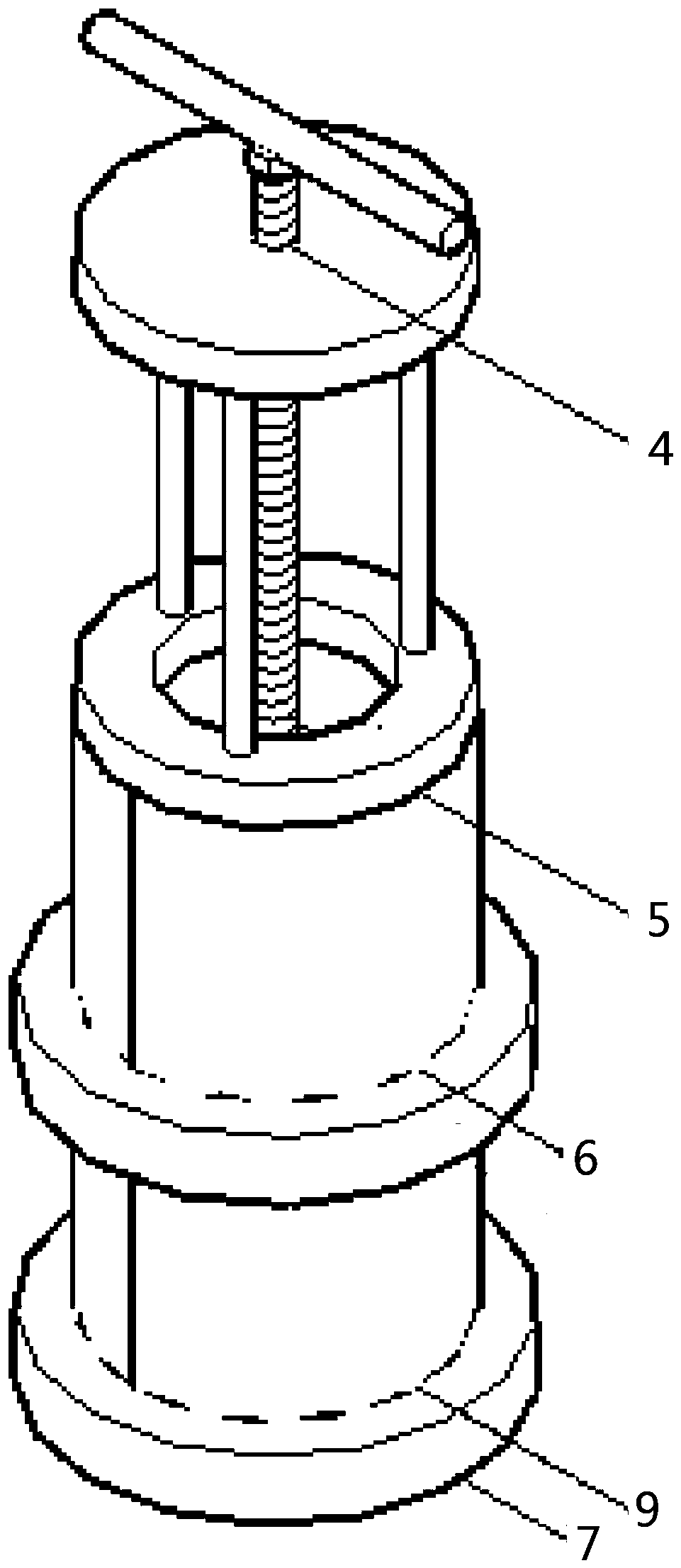 Mould segment ring (well wall) prefabrication device and mould segment ring (well wall) prefabrication method