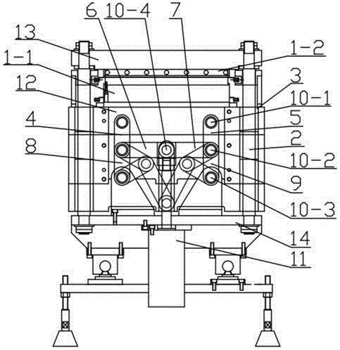 Multi-group connecting rod transverse forming punching mechanism and operation method for blister packaging machine