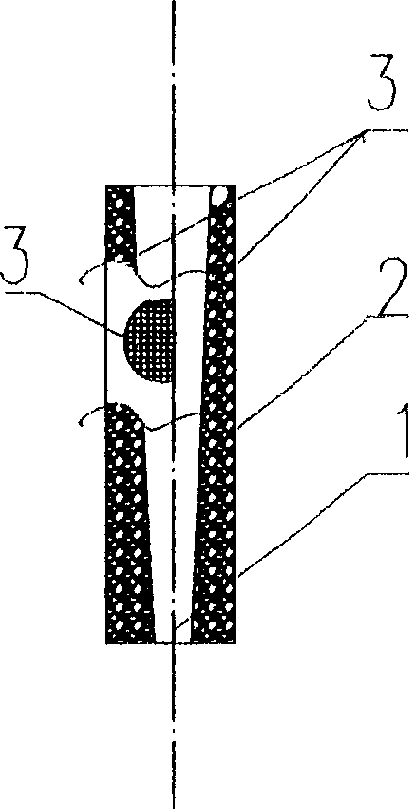 Diphase separating element, and separator, reactor and adsorption equipment of containing the element