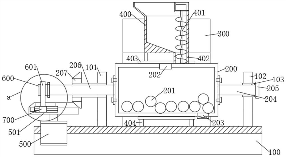 Continuous ball mill for ceramics