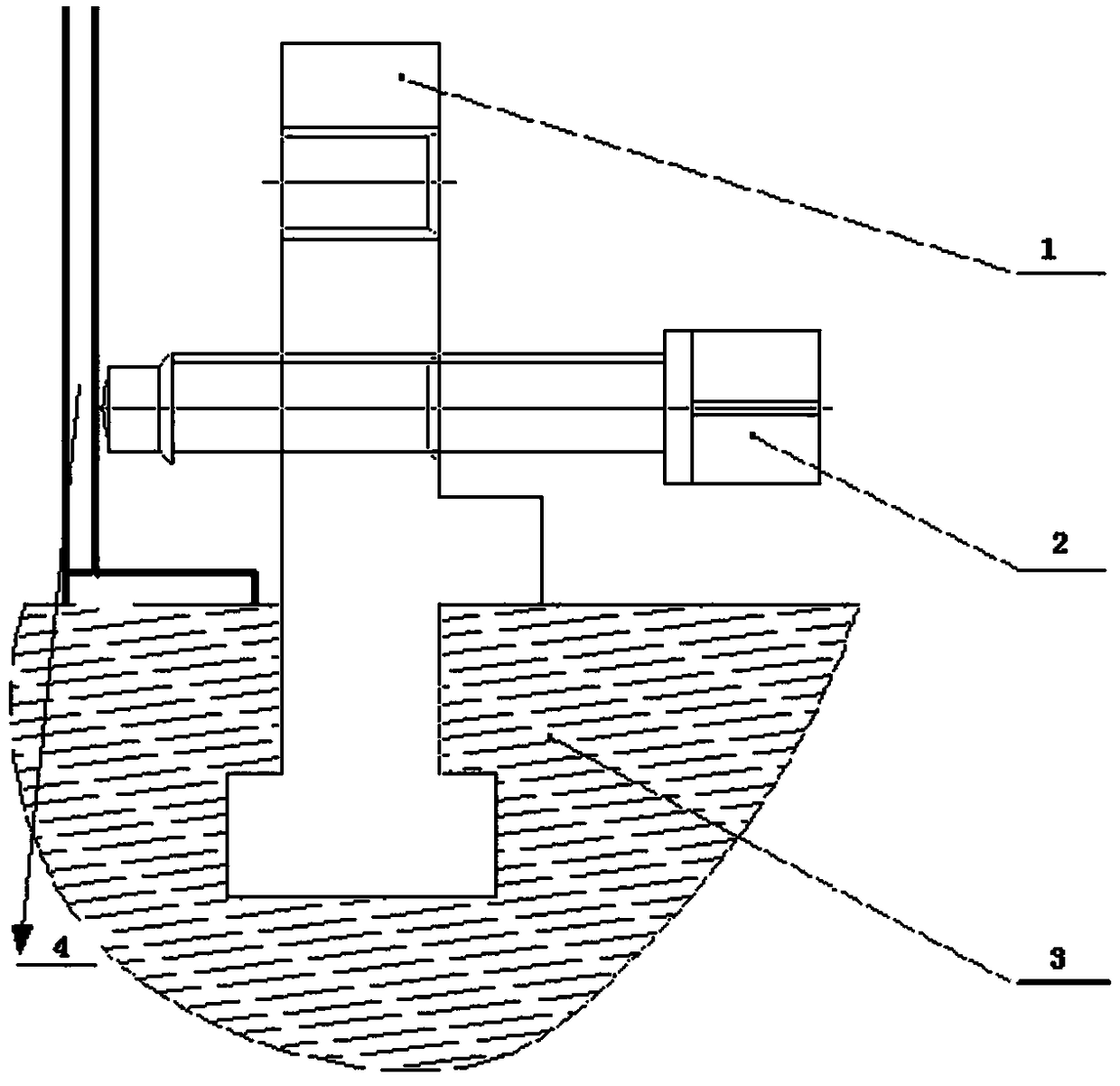 Machine tool table face large mass framework fine positioning tool