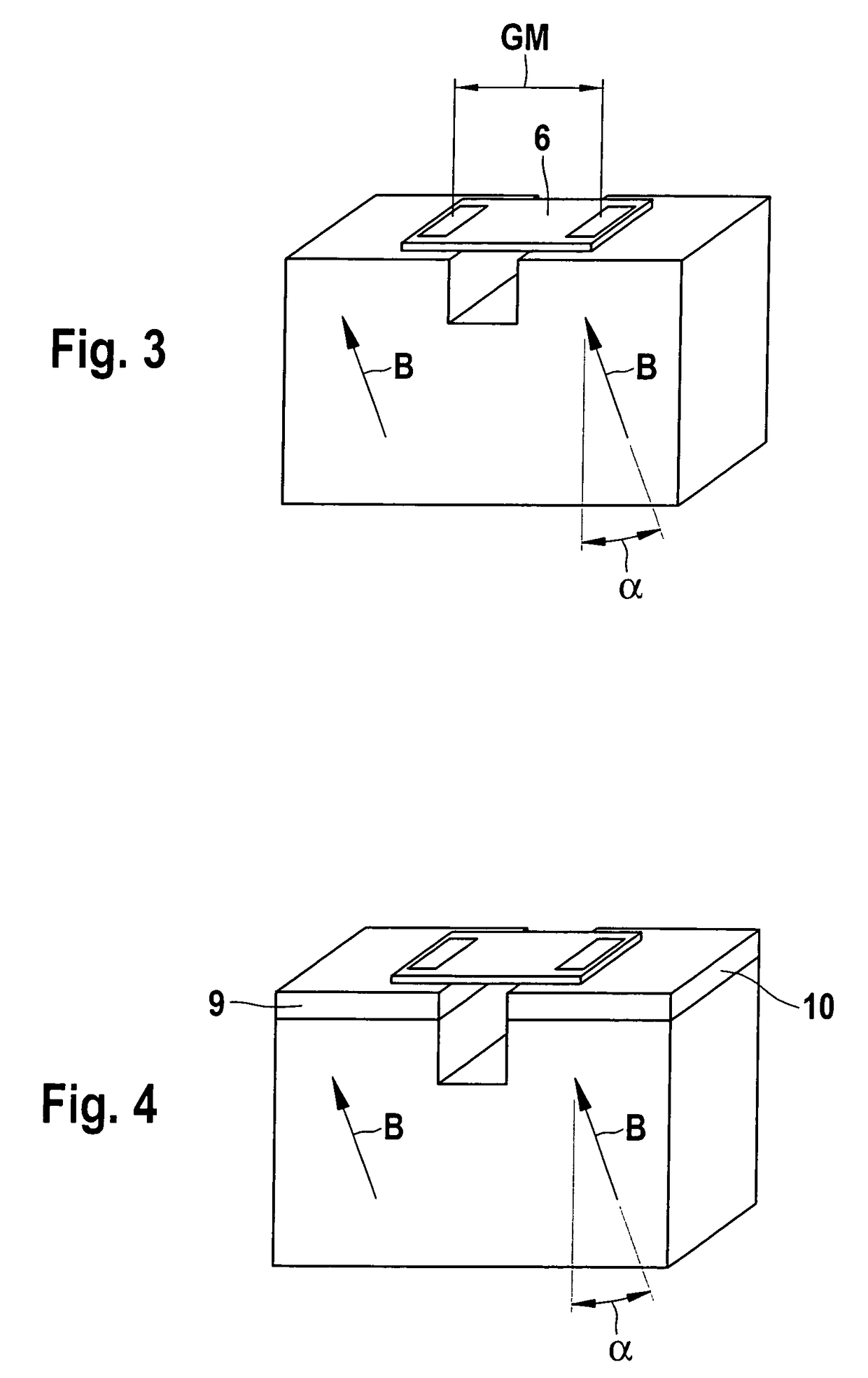 Magnet sensor arrangement for sensing the movement of element moving in linear or rotary fashion