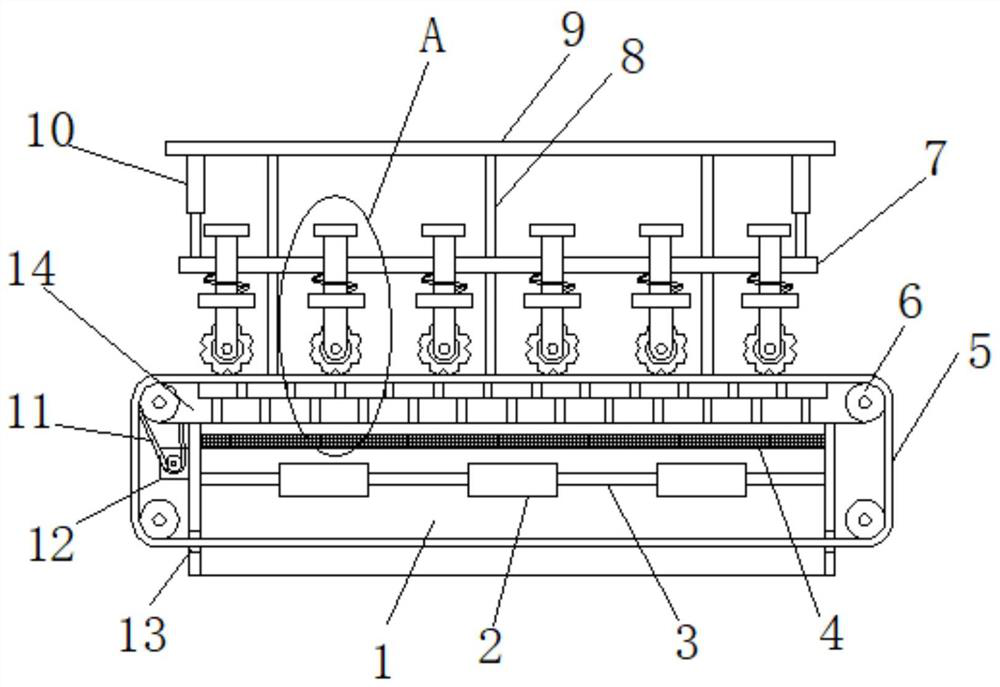 A heating device for corrugated board production line