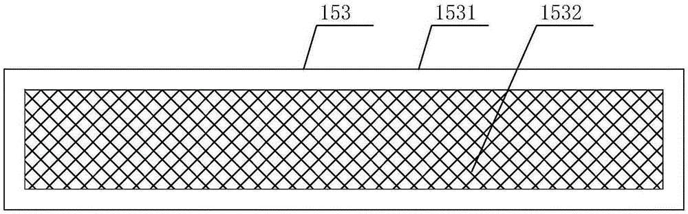 Paint-containing sewage treatment device