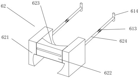 Filling and storing device for barrel elements for exploration ship