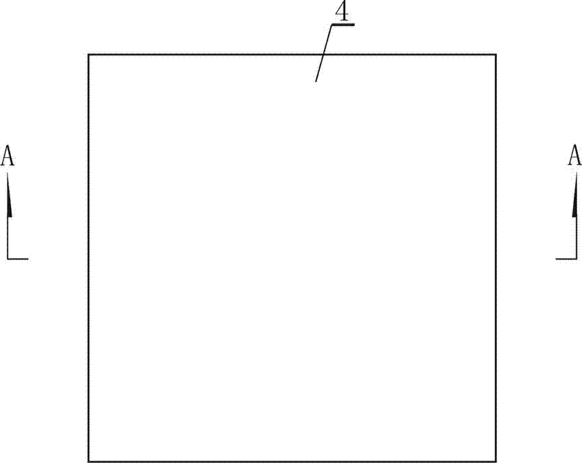 Plugging method and plugging device for high sub-level open draw shaft mouth