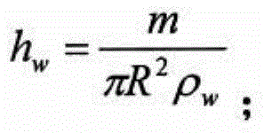 Density correcting method for interface floating ball type liquid level meter