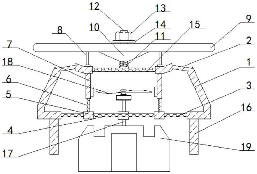 Motor fan cover capable of improving ventilation cooling efficiency