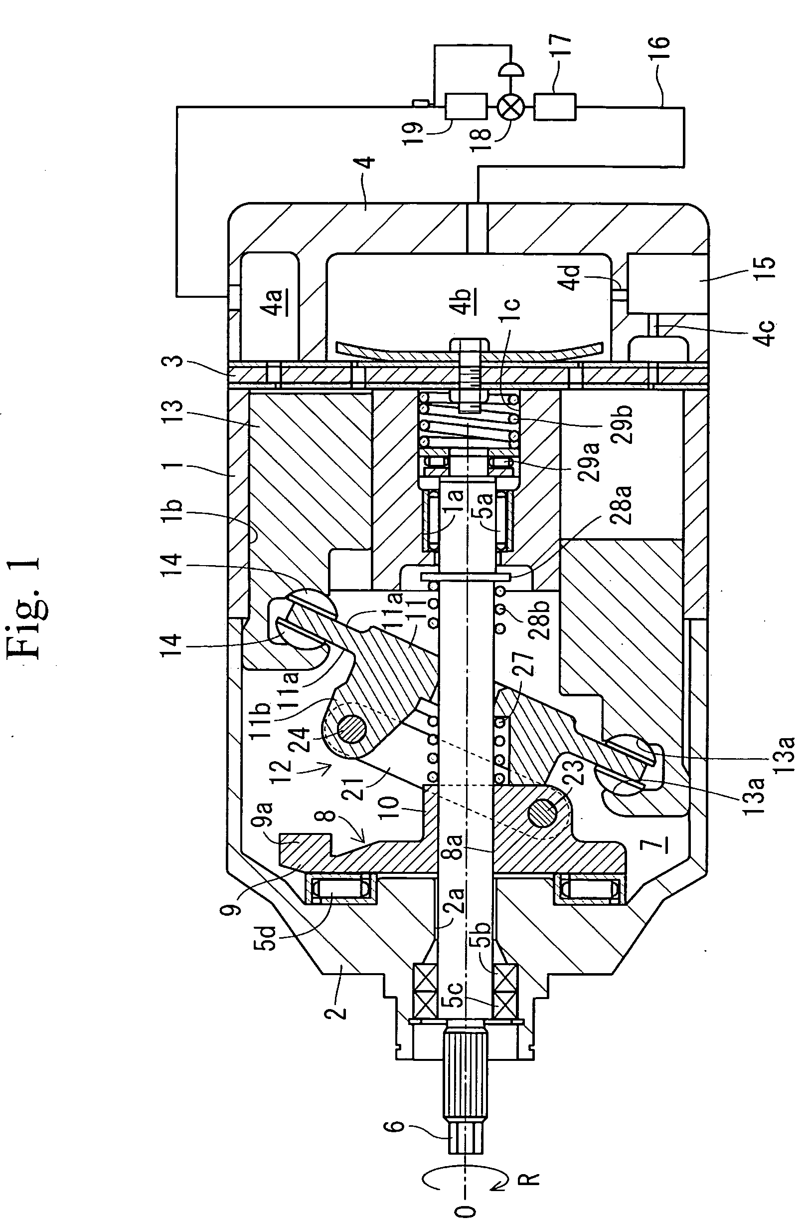 Capacity-variable type swash plate compressor