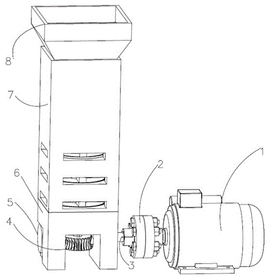 Tea deblocking and screening machine