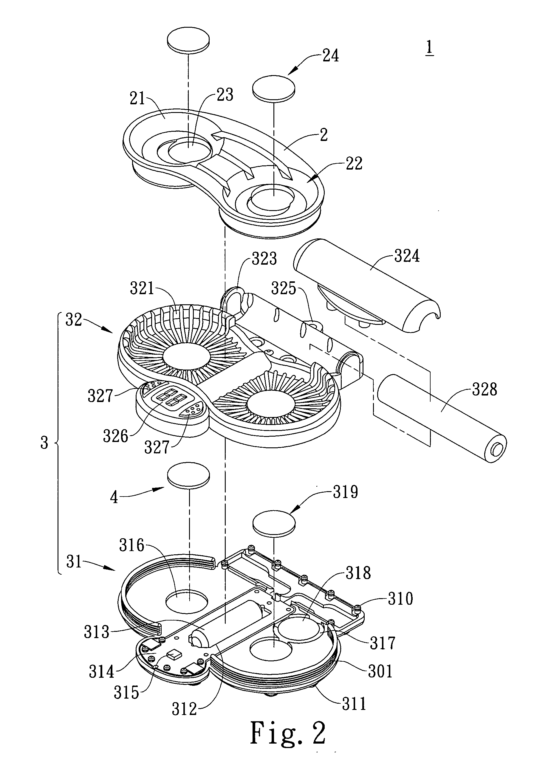 Vibration-type cleaning device for contact lenses