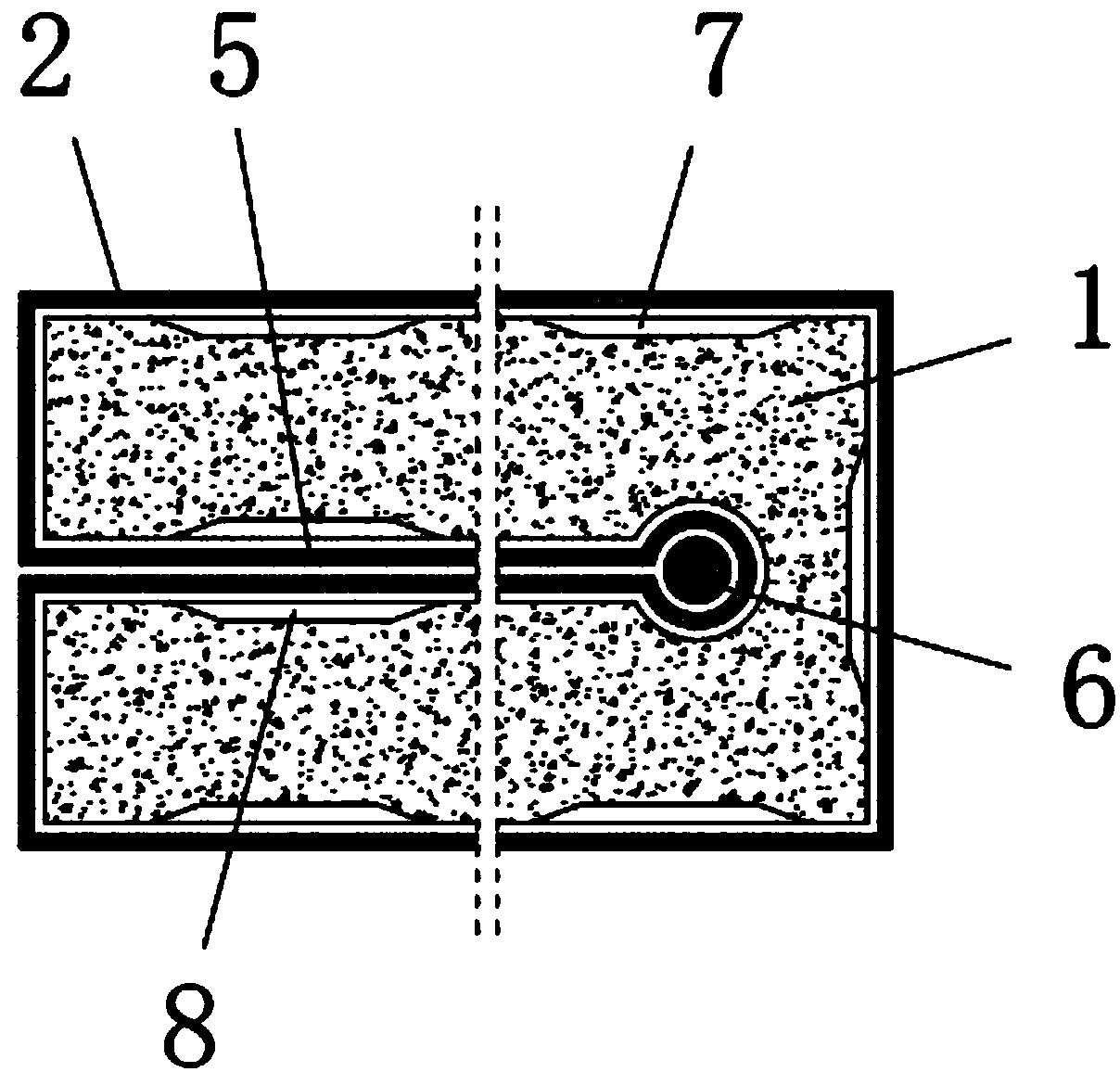 Embedded aluminum foil foam