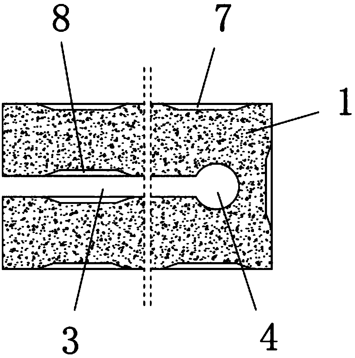 Embedded aluminum foil foam