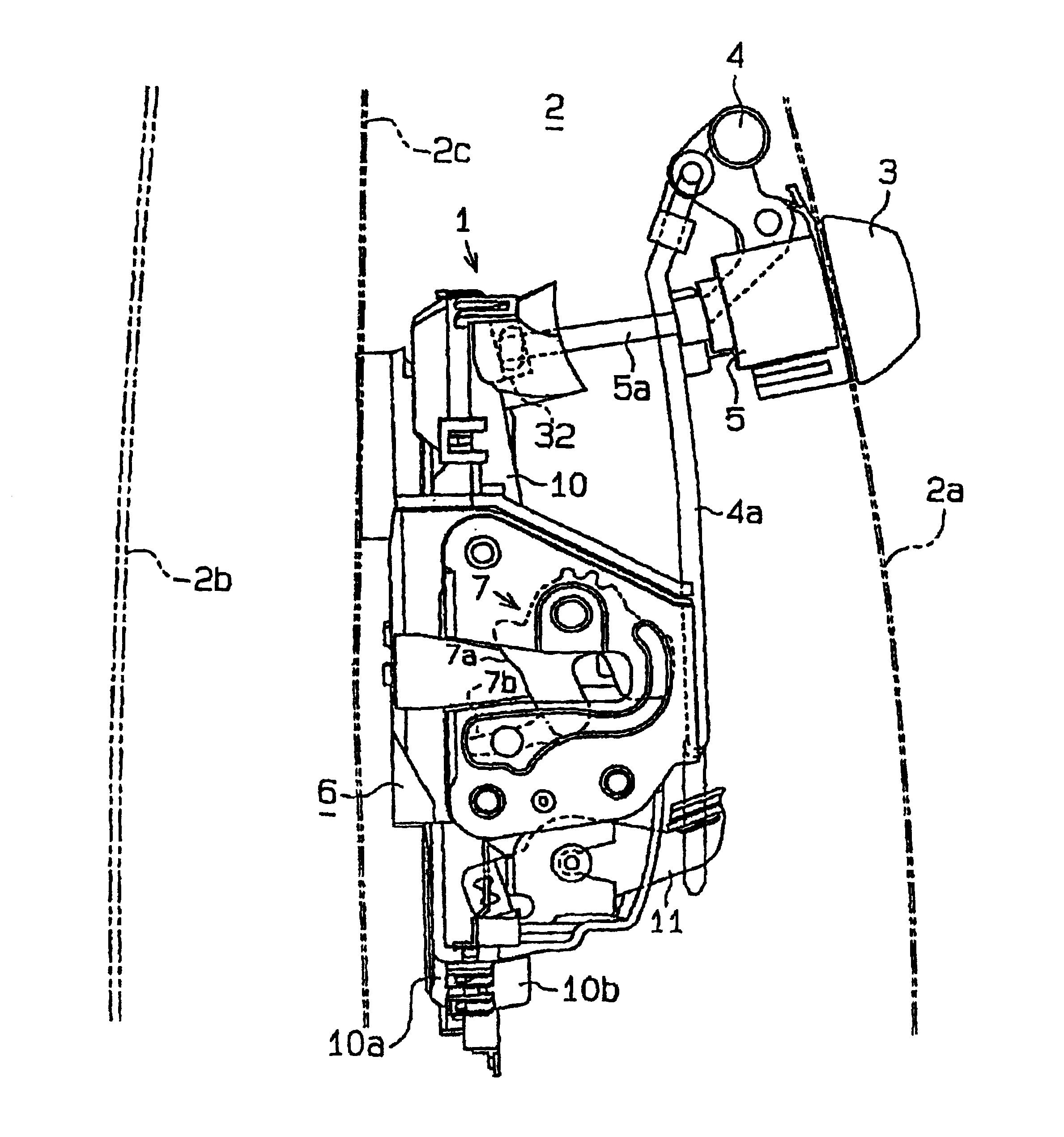 Vehicle door lock apparatus