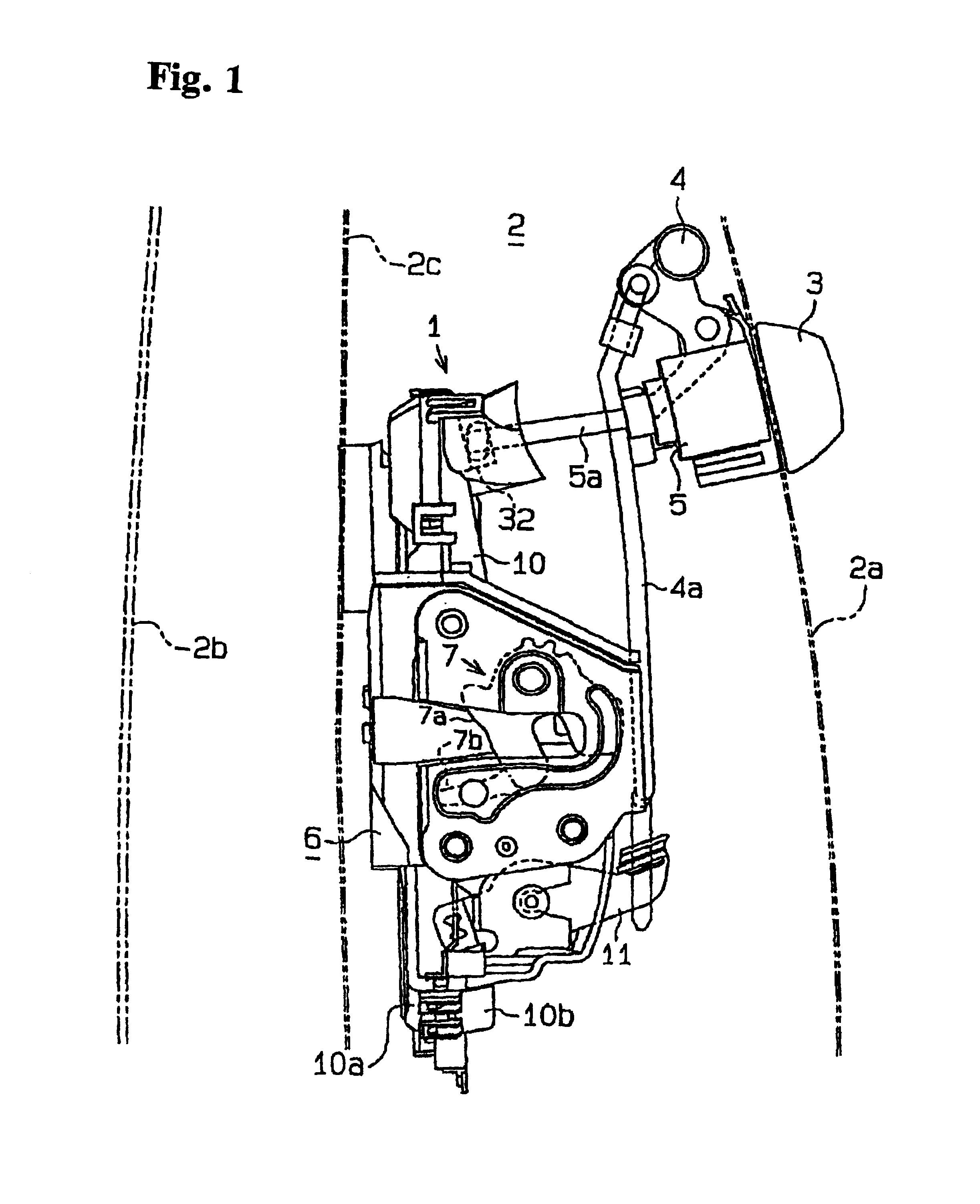 Vehicle door lock apparatus