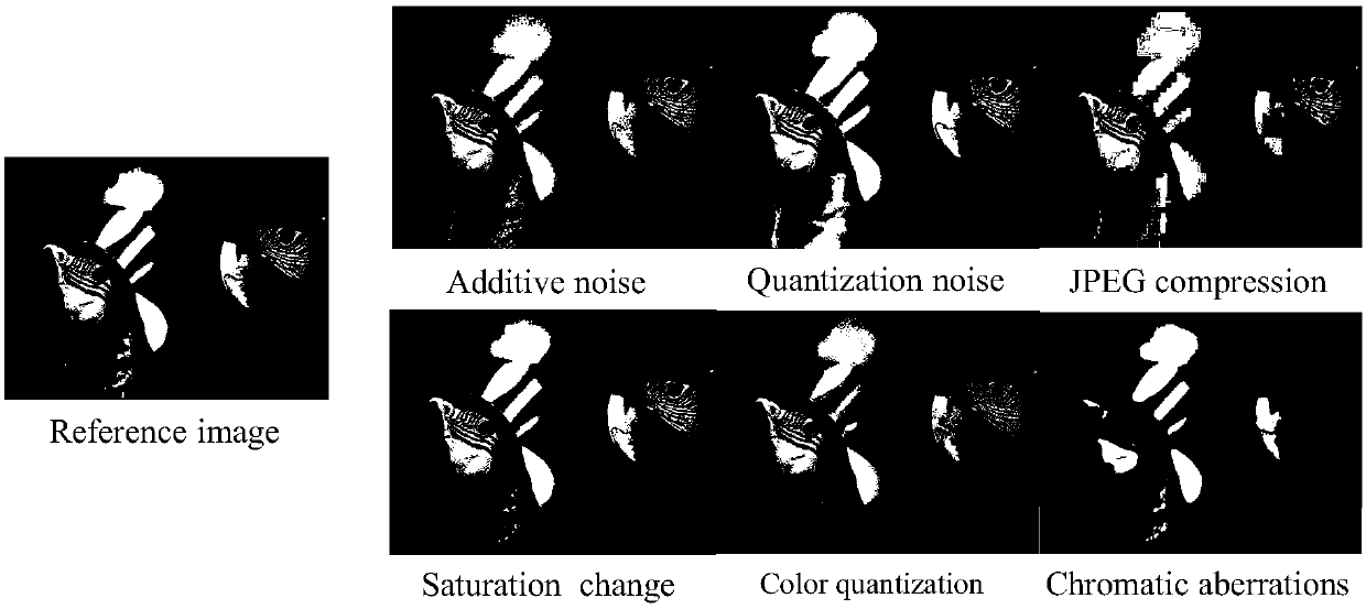 Quaternion discrete cosine transform-based color image quality evaluation method