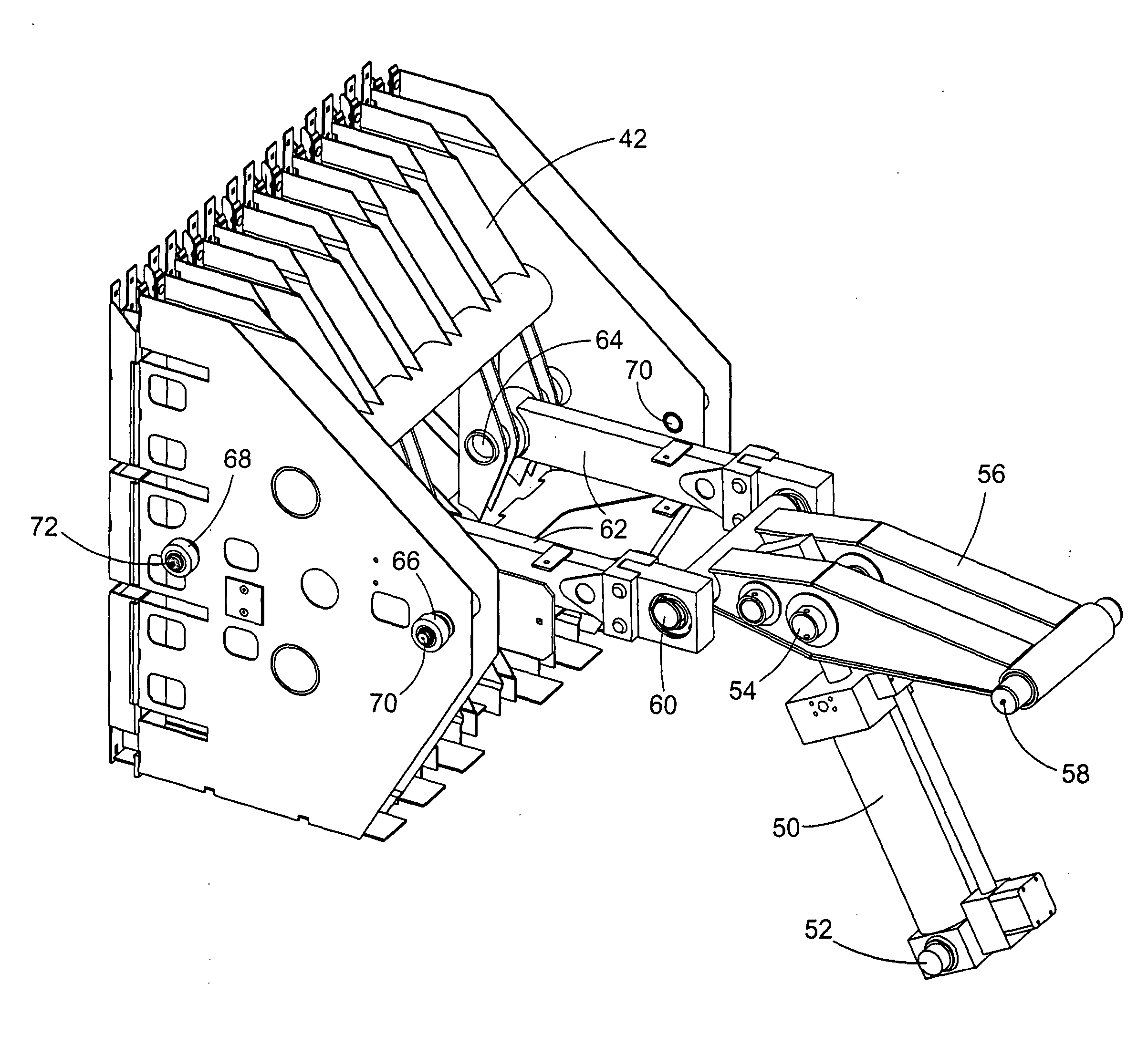 Baler plunger drive load measurement pin offset from either connecting rod center line or horizontal mid-plane of baling chamber