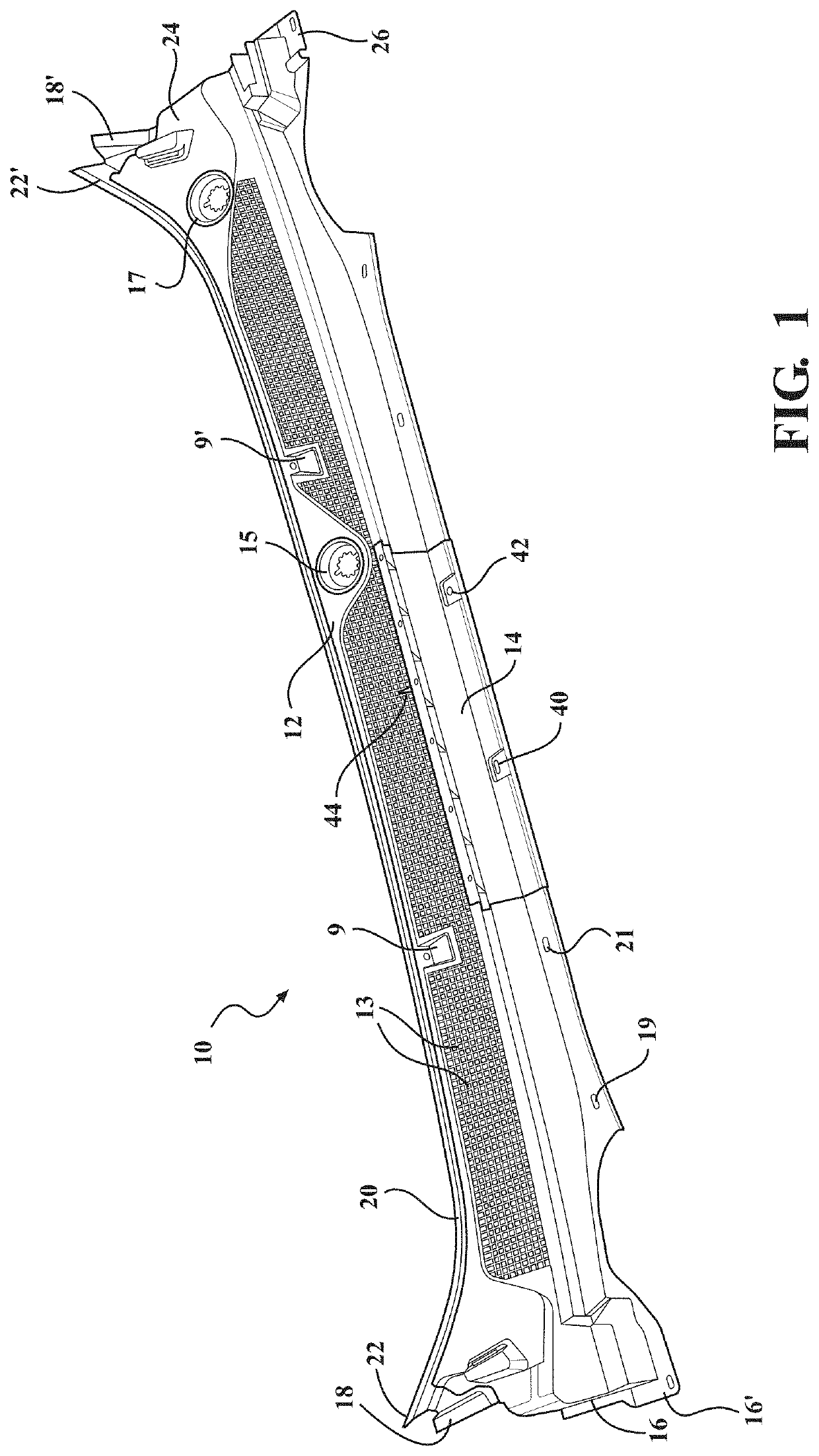 Method for producing a multi shot injection molded article incorporating a heat shield