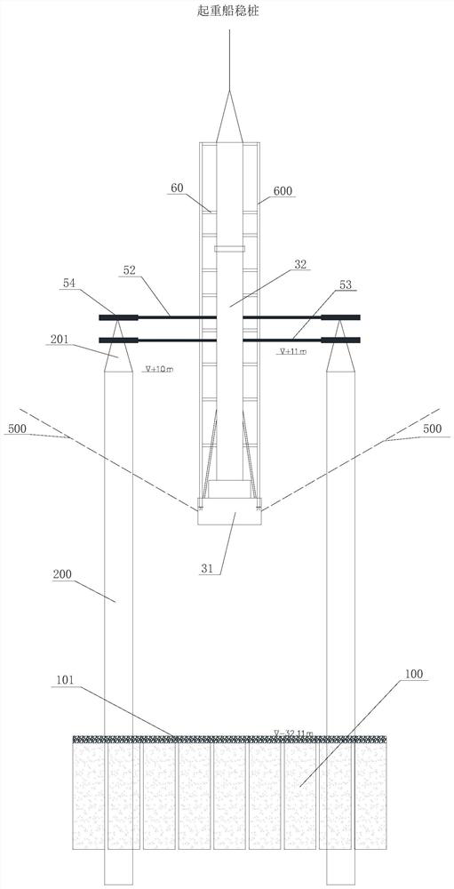 A test method for compacted sand piles in offshore wind power