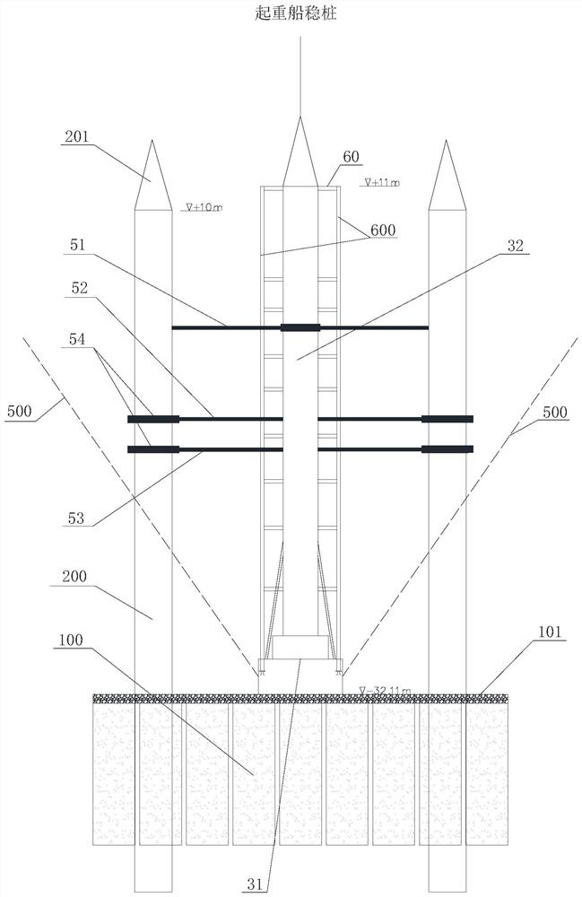 A test method for compacted sand piles in offshore wind power