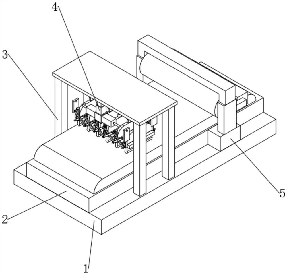 Equipment and method for alternately coating water on surface of dough of fried bread stick machine