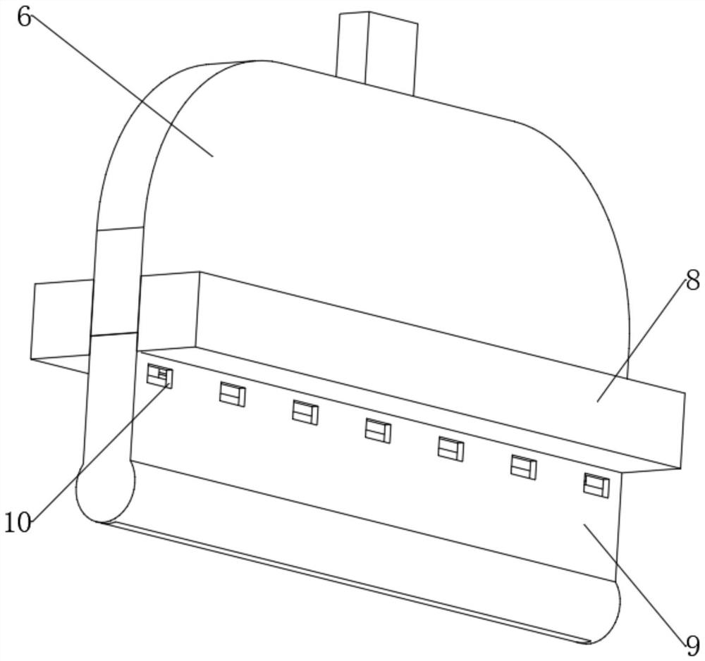 Equipment and method for alternately coating water on surface of dough of fried bread stick machine