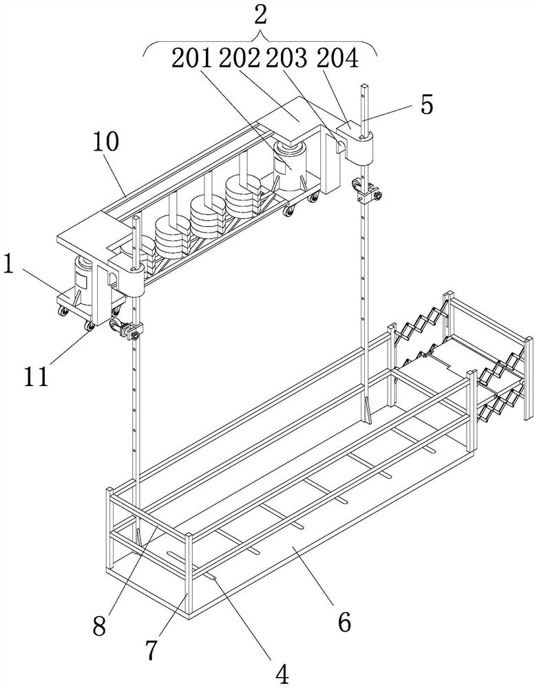 Movable road and bridge construction safety protection device