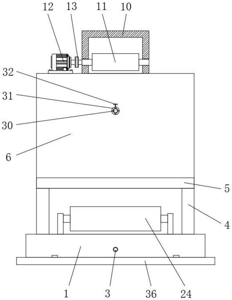 A brick material conveying device for the production of environmentally friendly bricks