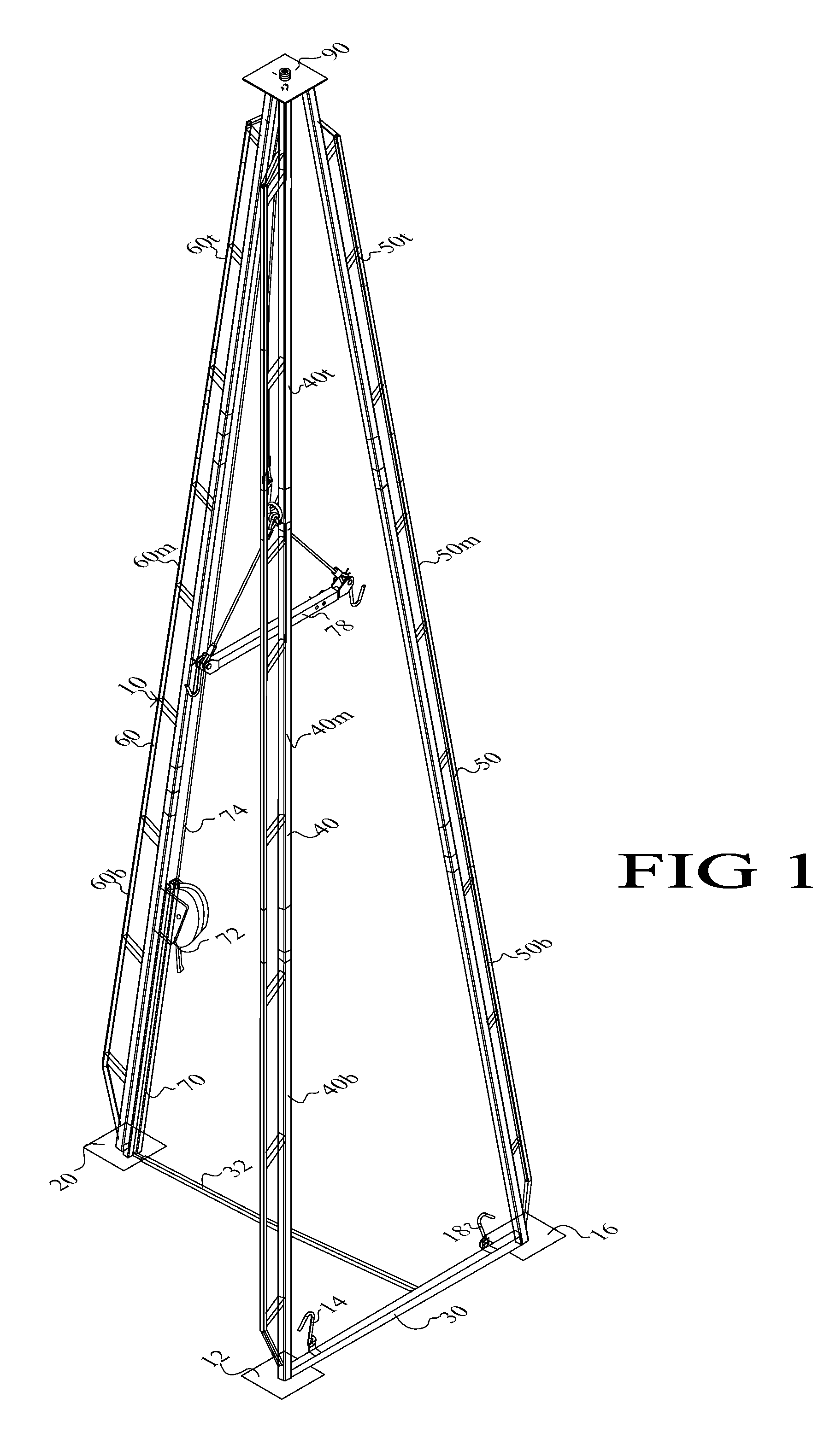 Method and apparatus for hoisting and skinning animals
