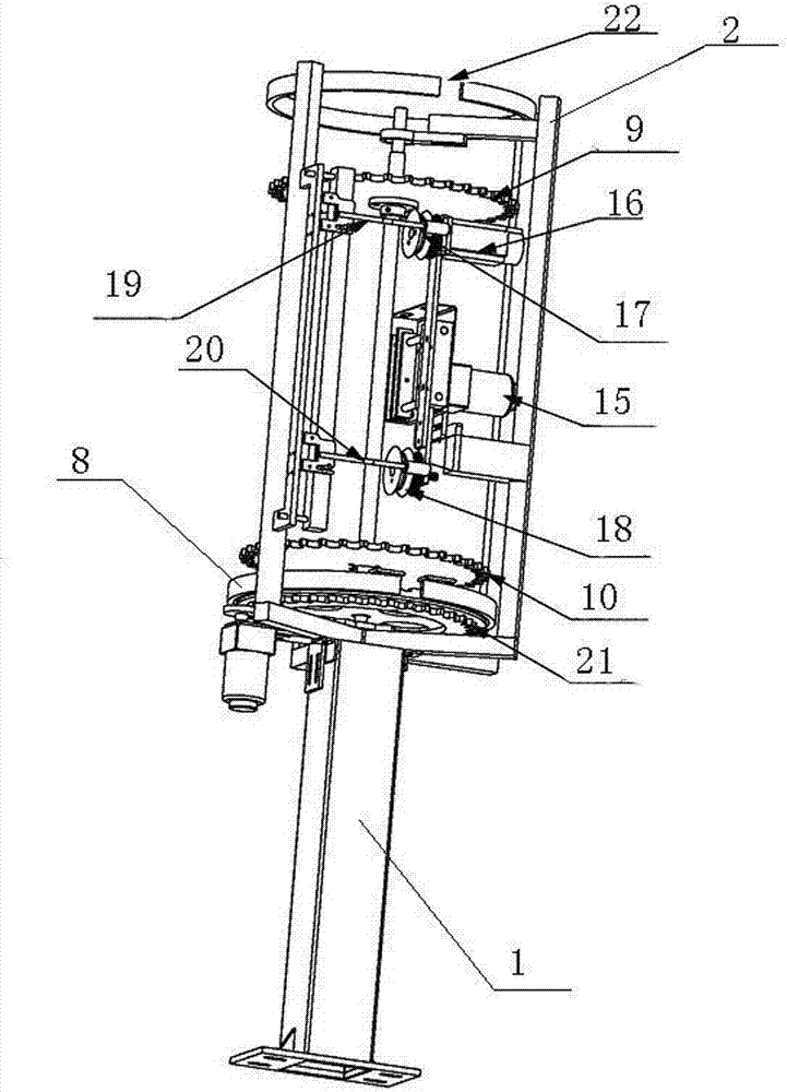 An automatic tube loading machine and tube loading method for a medicinal glass bottle making machine