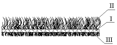 Weft knitting cashmere double-faced pile fabric and production method thereof