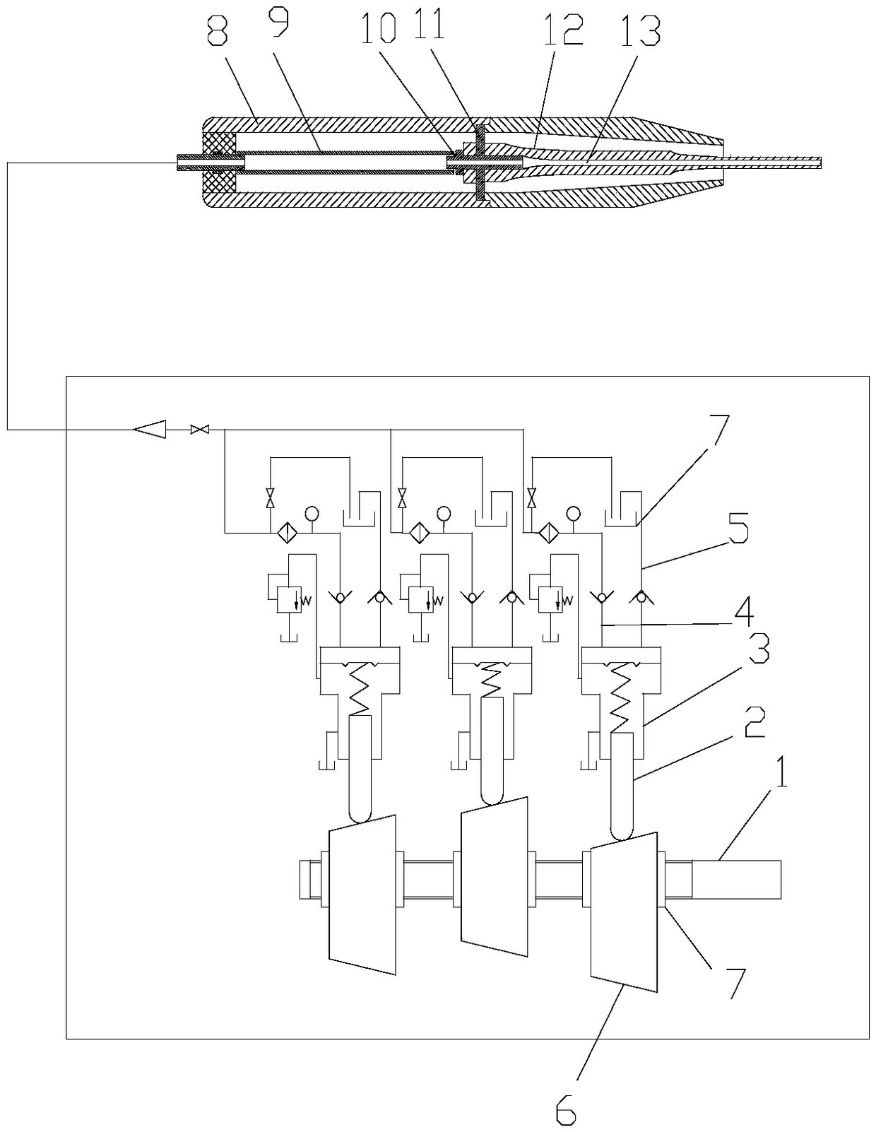 Debridement device for general surgery