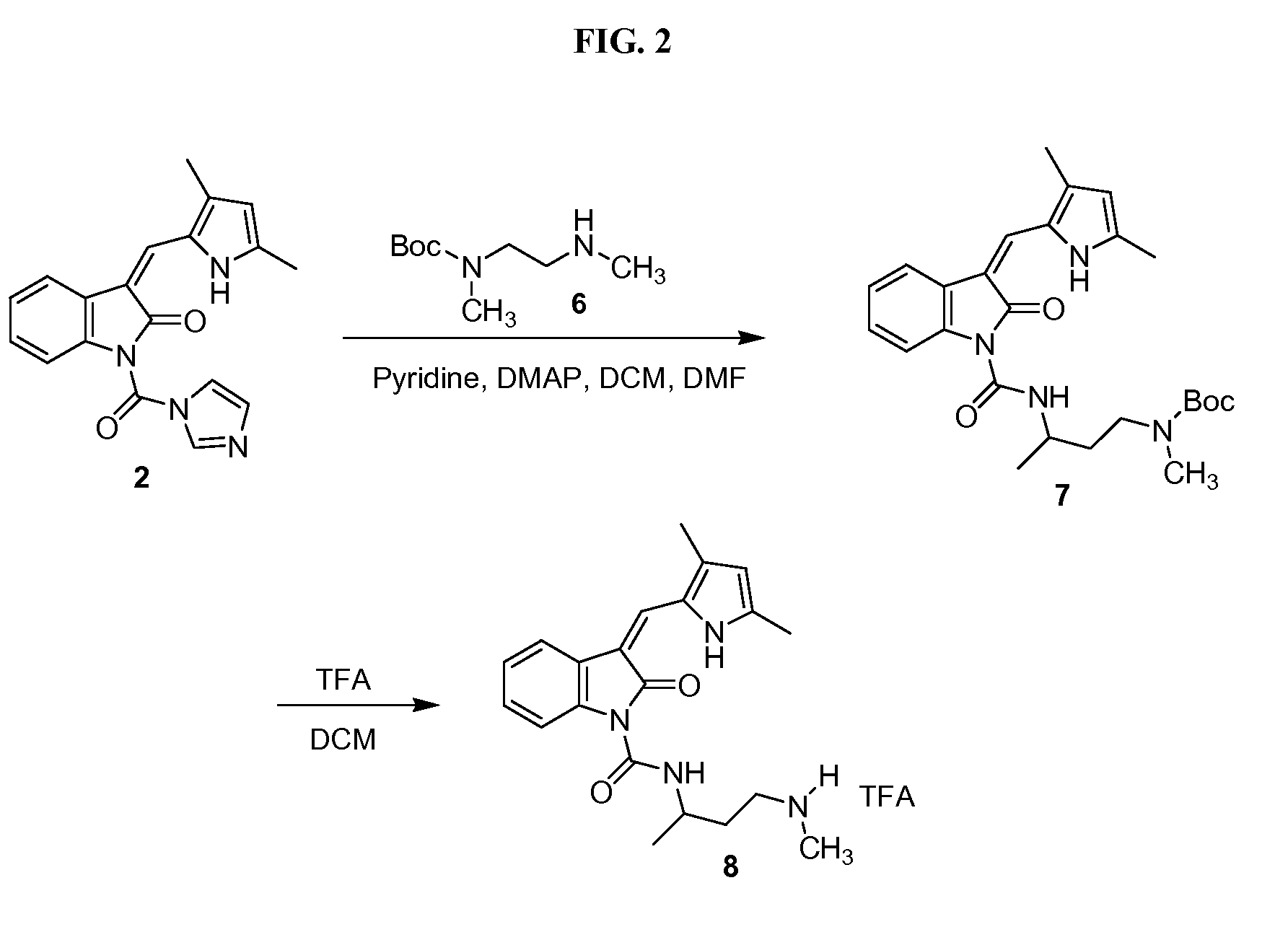 Polymeric conjugates of aromatic amine containing compounds including releasable urea linker