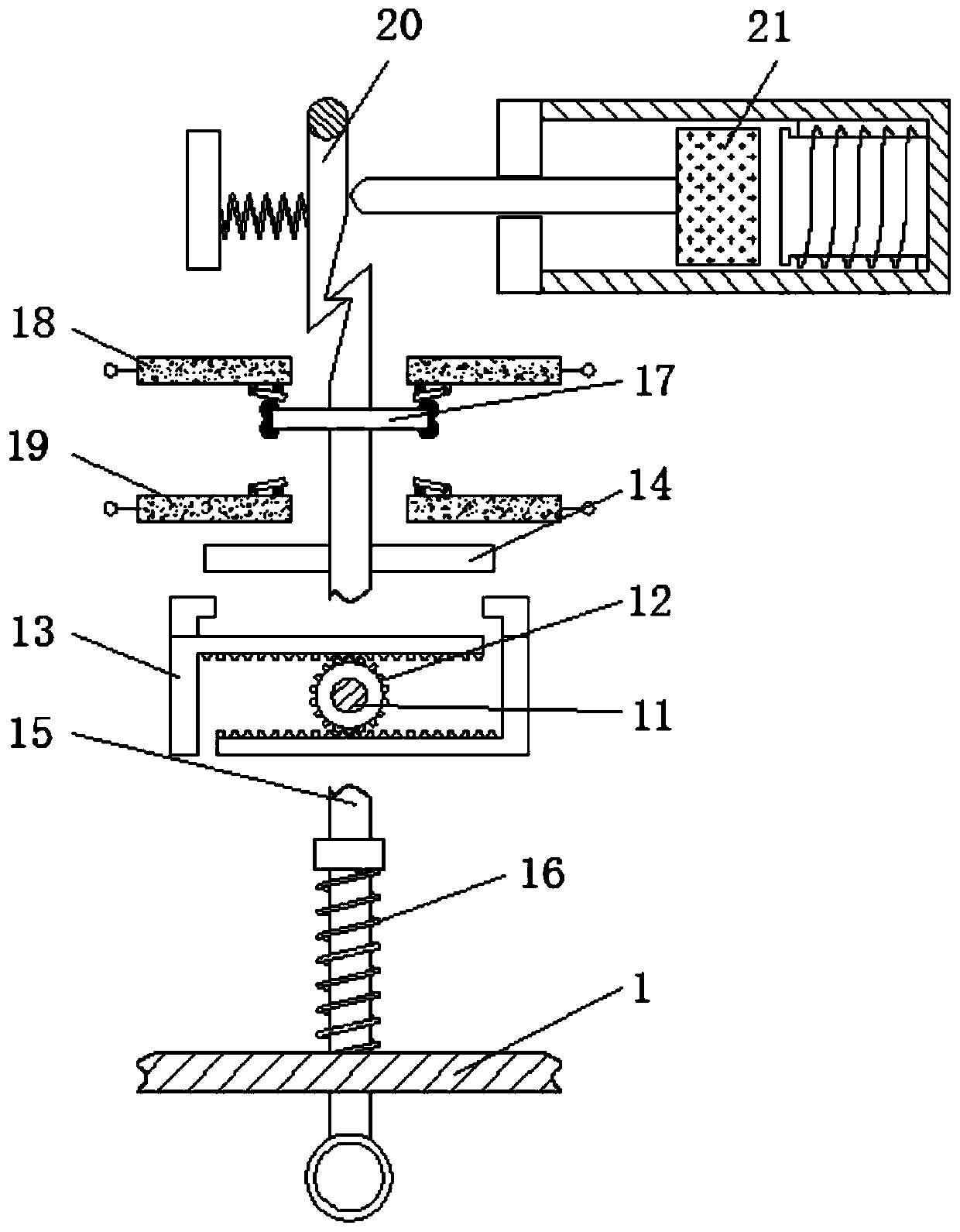 Alternating current distribution equipment automatic control device based on bimetallic strip principle