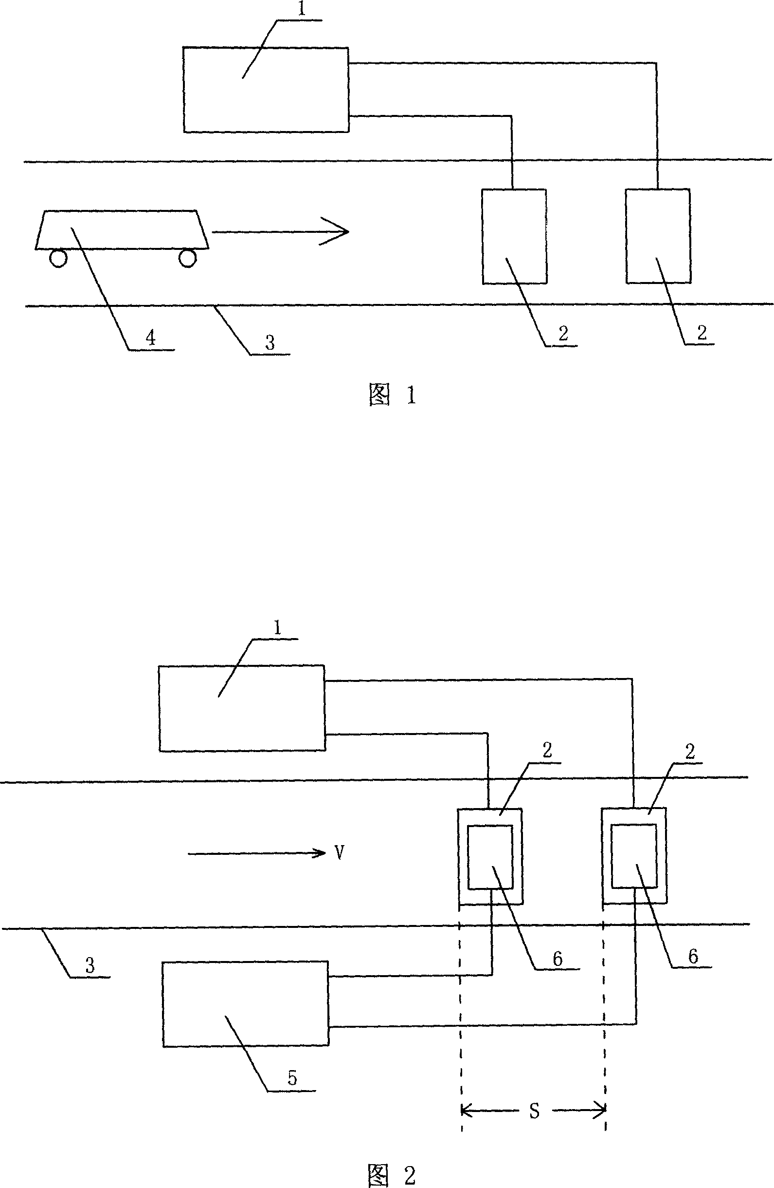 Method for detecting induction coil velocimeter